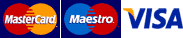 Mastercard, Maestro and Visa images